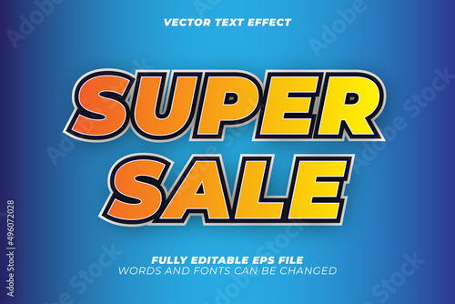 Super sale text effect