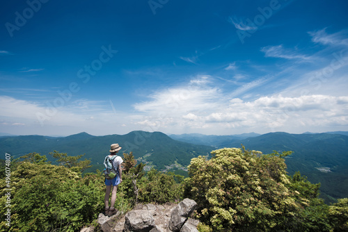 山ガール 曽爾高原 倶留尊山 登山 奈良県観光