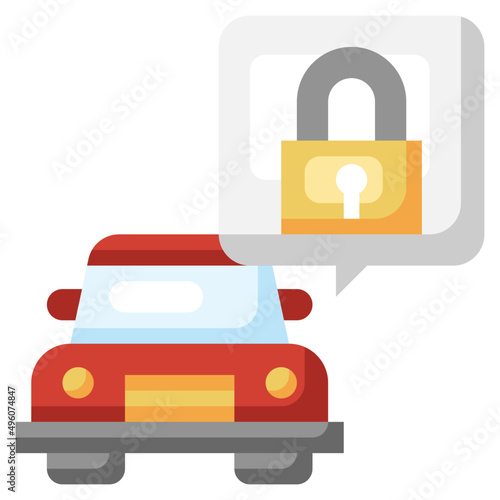 LOCKING flat icon,linear,outline,graphic,illustration