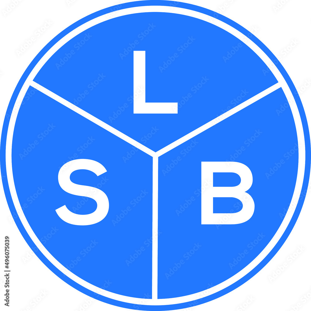 LSB letter logo design on White background. LSB creative Circle letter logo concept. LSB letter design. LSB letter logo design on White background. LSB creative Circle letter logo concept. LSB letter design.