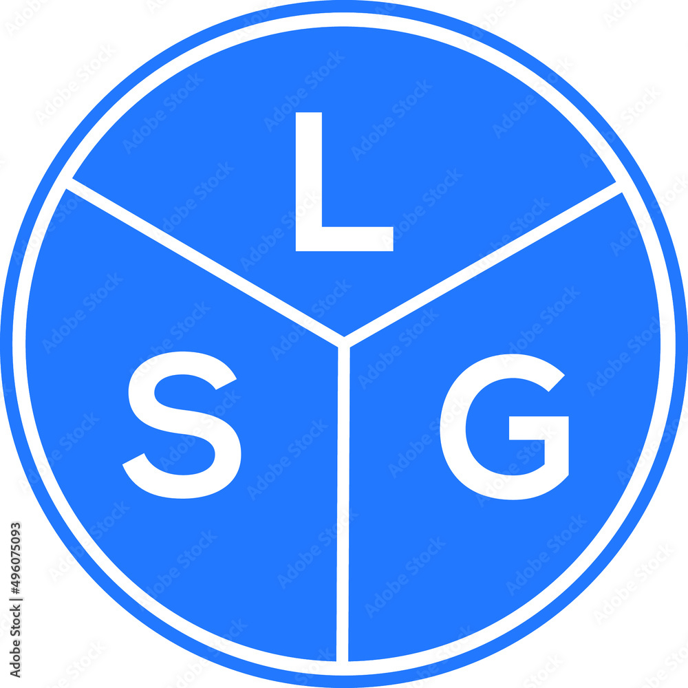 LSG letter logo design on White background. LSG creative Circle letter logo concept. LSG letter design. LSG letter logo design on White background. LSG creative Circle letter logo concept. LSG letter design.