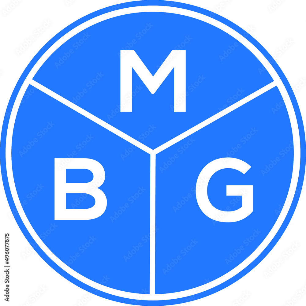 MBG letter logo design on white background. MBG creative circle letter logo concept. MBG letter design. MBG letter logo design on white background. MBG creative circle letter logo concept. MBG letter design.