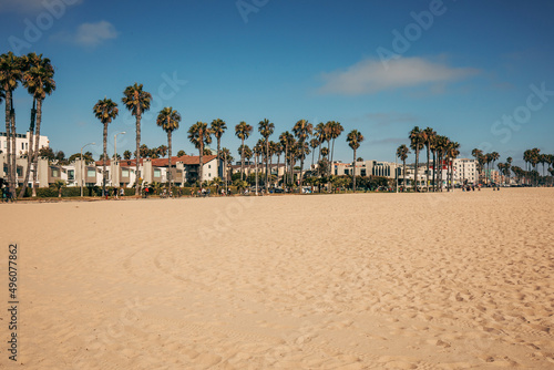 view of venice beach on a summer day