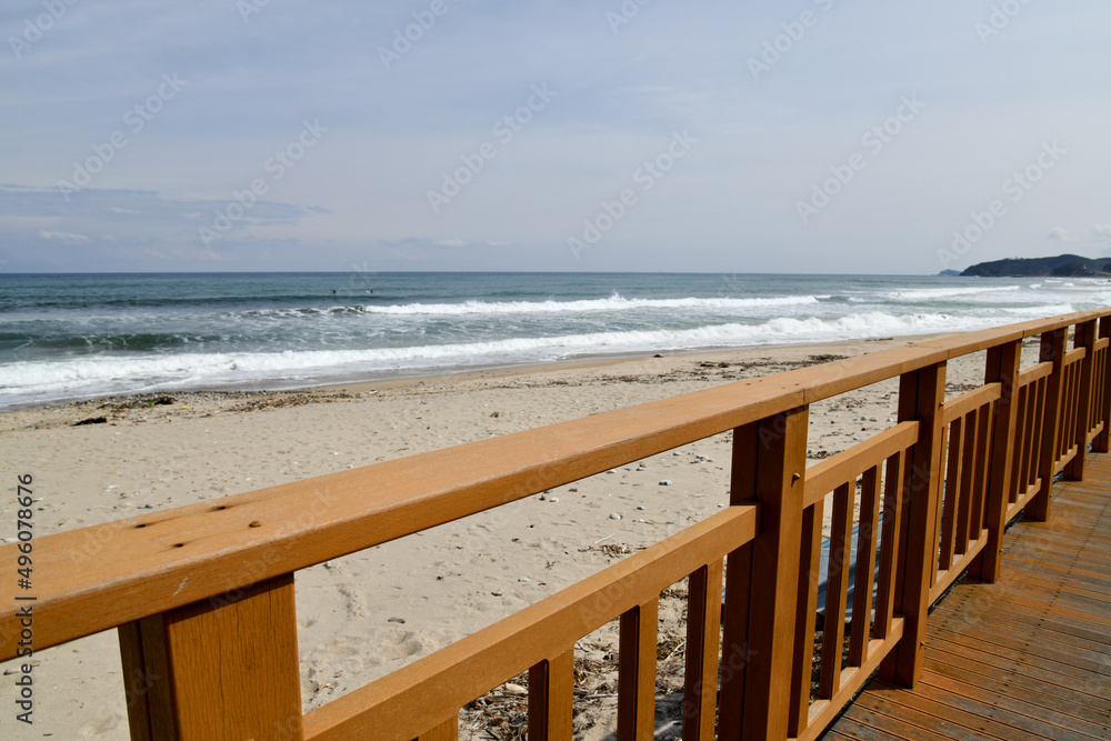 KOREA sea wave coast scenery nature sandy beach beach horizon whitecaps KOREA sea wave coast scenery nature sandy beach beach horizon whitecaps