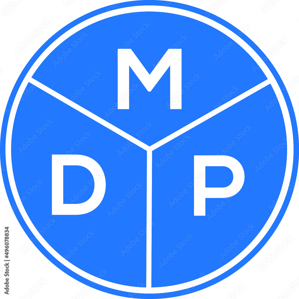 MDP letter logo design on white background. MDP creative circle letter logo concept. MDP letter design. MDP letter logo design on white background. MDP creative circle letter logo concept. MDP letter design.
