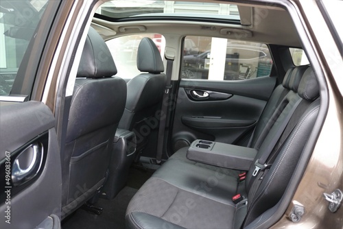 Rear seats of a car interior. © Ustun