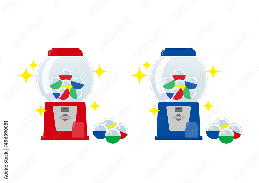 ガチャガチャのイラスト Stock Vector Adobe Stock ガチャガチャのイラスト Stock Vector Adobe Stock