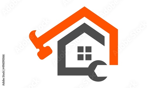 renovation home building logo