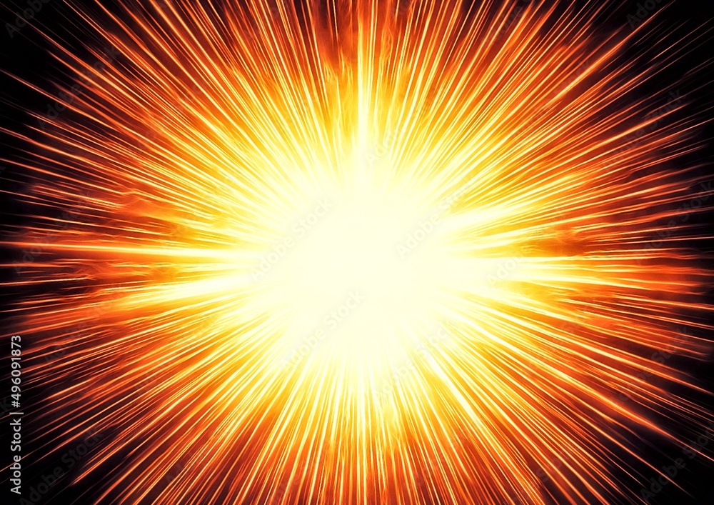 爆発する太陽のイラスト 爆発する太陽のイラスト