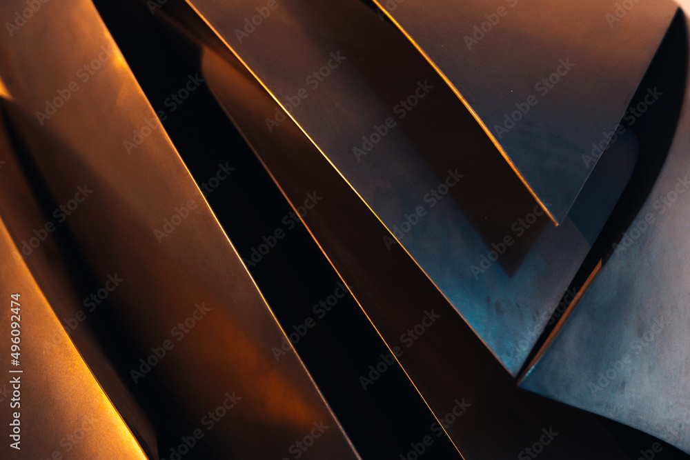 Metal texture background with stainless brushed steel abstract parts