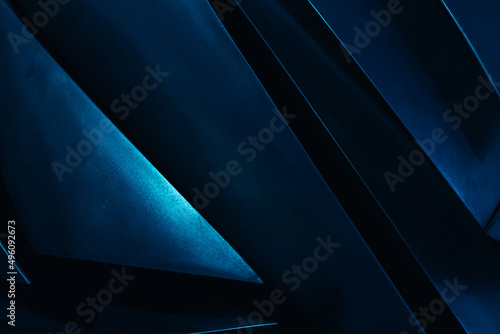 Stainless metal industrial matallic dark abstract background for modern design in cold light