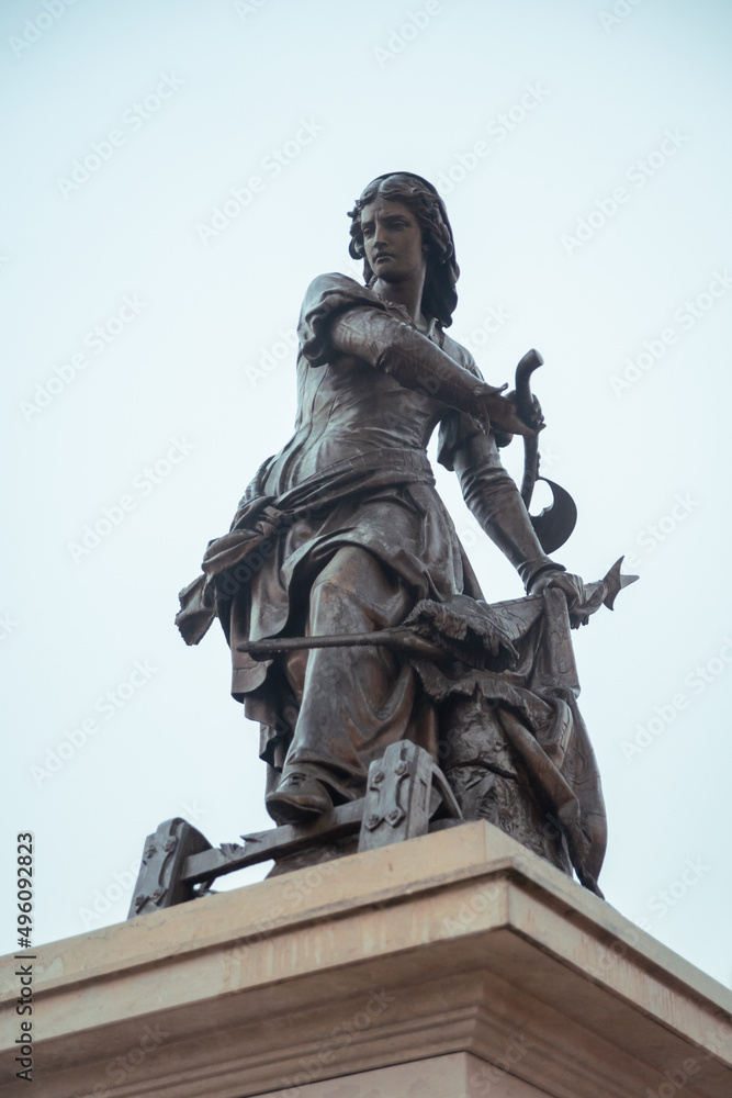 Jean Hachette sculpture in Beauvais France