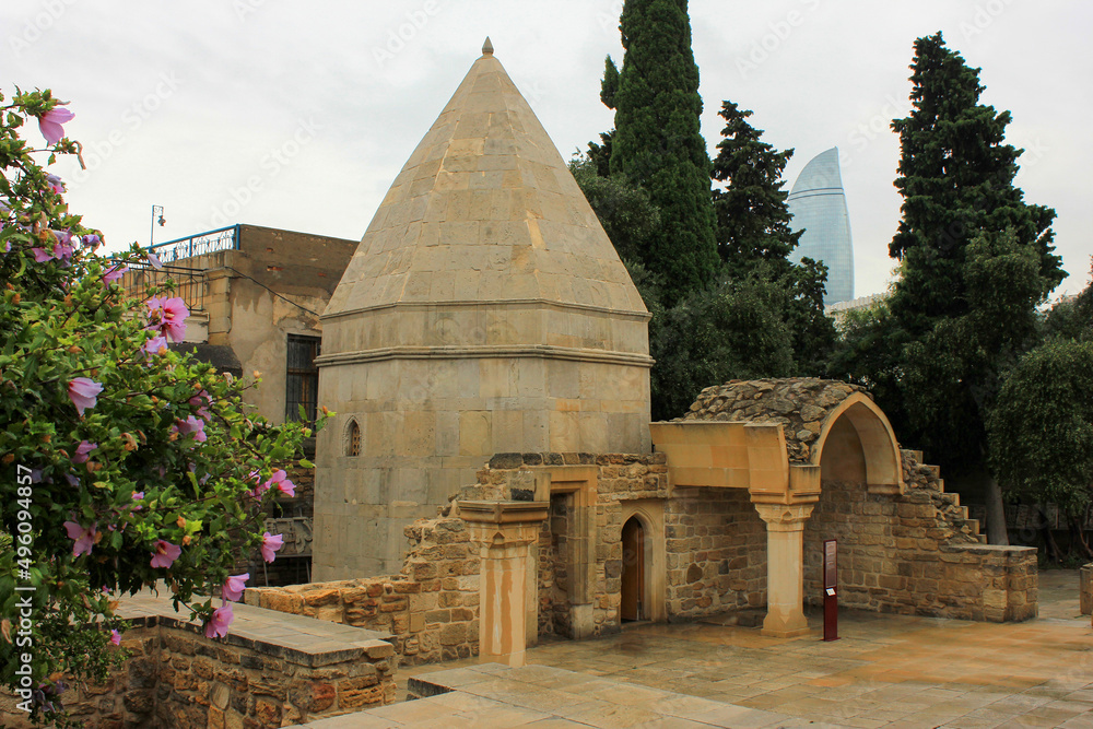 Mausoleum of Seyid Yahya Bakuvi. Baku. Azerbaijan.