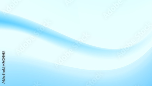 布の波のようなドレープ、優しいブルーの光と影、背景画像