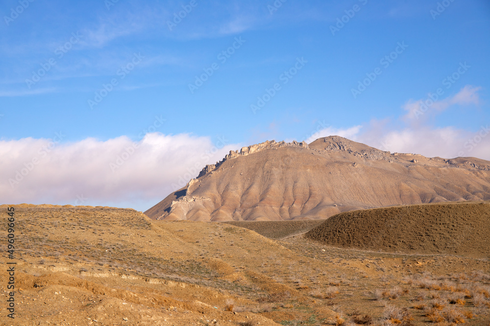 Beautiful mountains of Gobustan region. Azerbaijan.