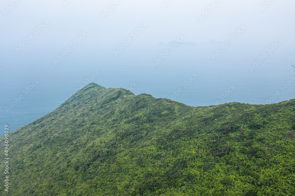 Abstract view of Landscape. Countryside in Hong Kong, nobody