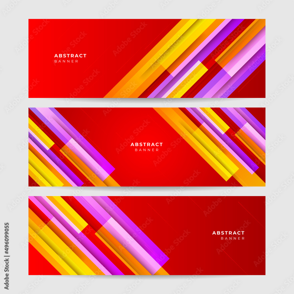 Modern geometrical abstract banner background. Business or technology presentation design template, brochure or flyer pattern, or geometric web banner