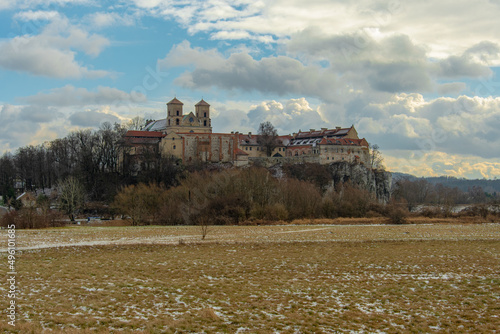 Benedictine abbey in Tyniec , Cracow, Poland photo