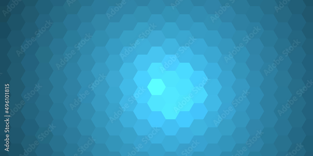 Fraktal blauer Waben Hintergrund Fraktal blauer Waben Hintergrund