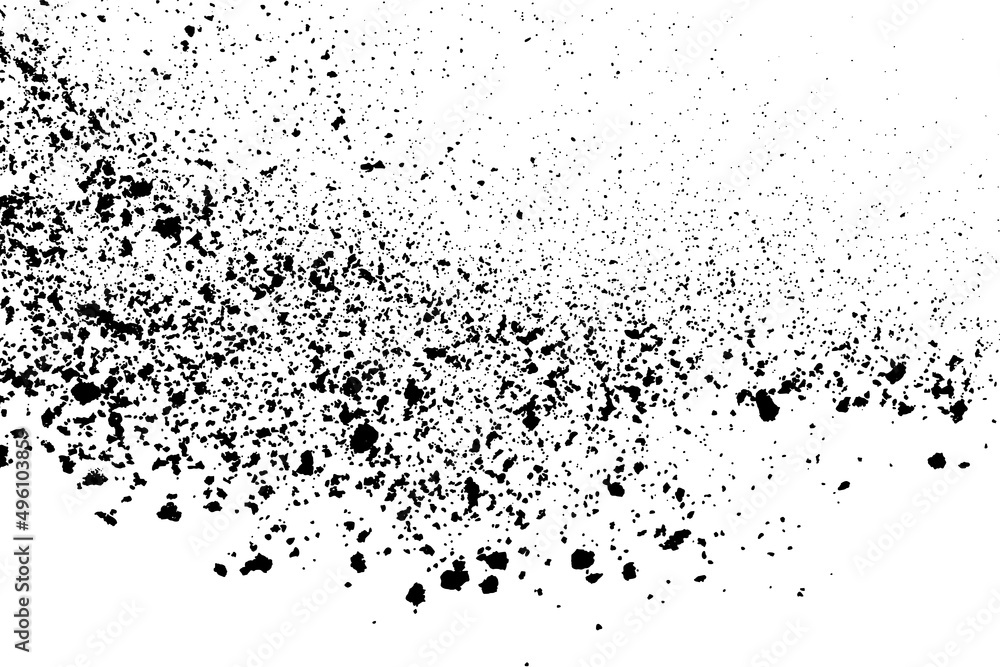 Black grainy texture isolated on white background. Dust overlay. Dark noise granules. Digitally generated image. Vector design elements. Illustration, Eps 10. Black grainy texture isolated on white background. Dust overlay. Dark noise granules. Digitally generated image. Vector design elements. Illustration, Eps 10.