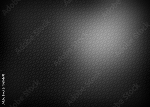Small grid black textured background. Smooth surface with polished effect. Dark lattice abstract graphic. Minimal pattern.