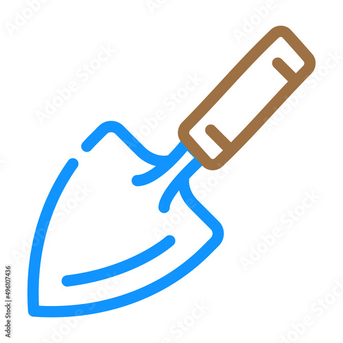 shoulder blade color icon vector. shoulder blade sign. isolated symbol illustration