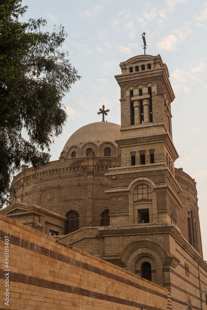 The Church of Saint George in Coptic Cairo. Cairo, Egypt