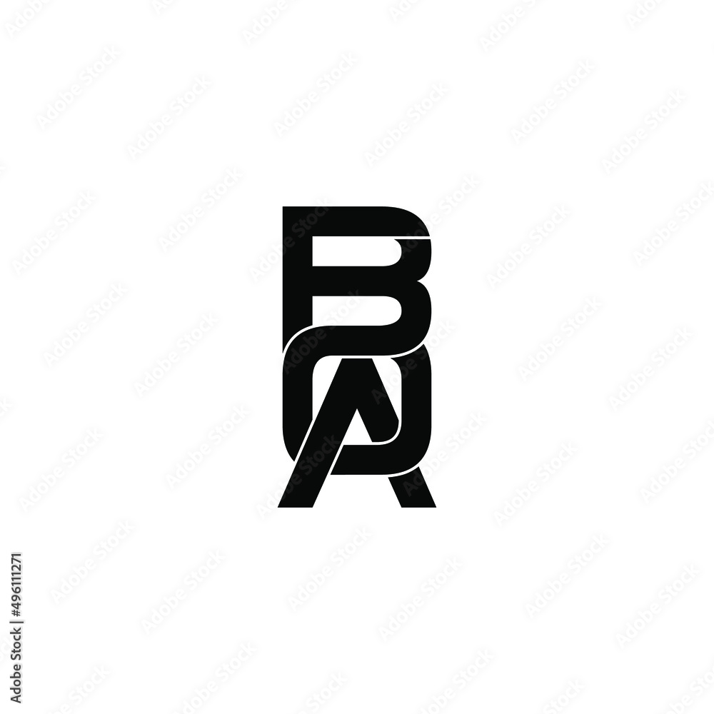 boa letter original monogram logo design boa letter original monogram logo design