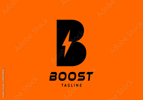 Letter B logo for spirit booster.