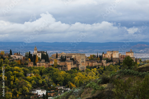 view on Alhambra palace, Granada, Spain © Malgorzata