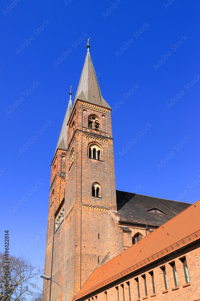 The St. Nicholas (St. Nikolaus) Cathedral in Stendal, Saxony-Anhalt - Germany