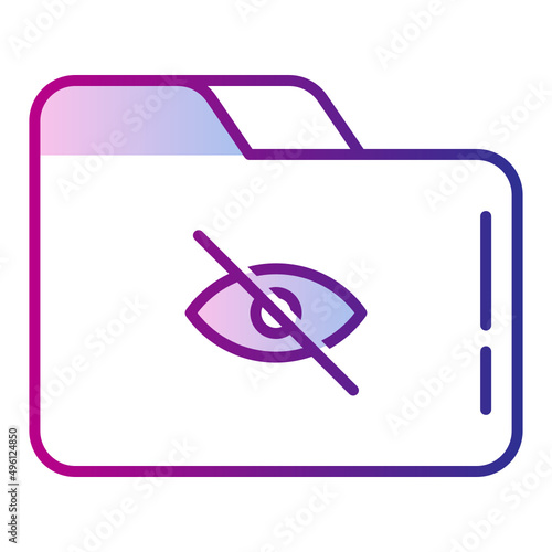 folder and eye visibility