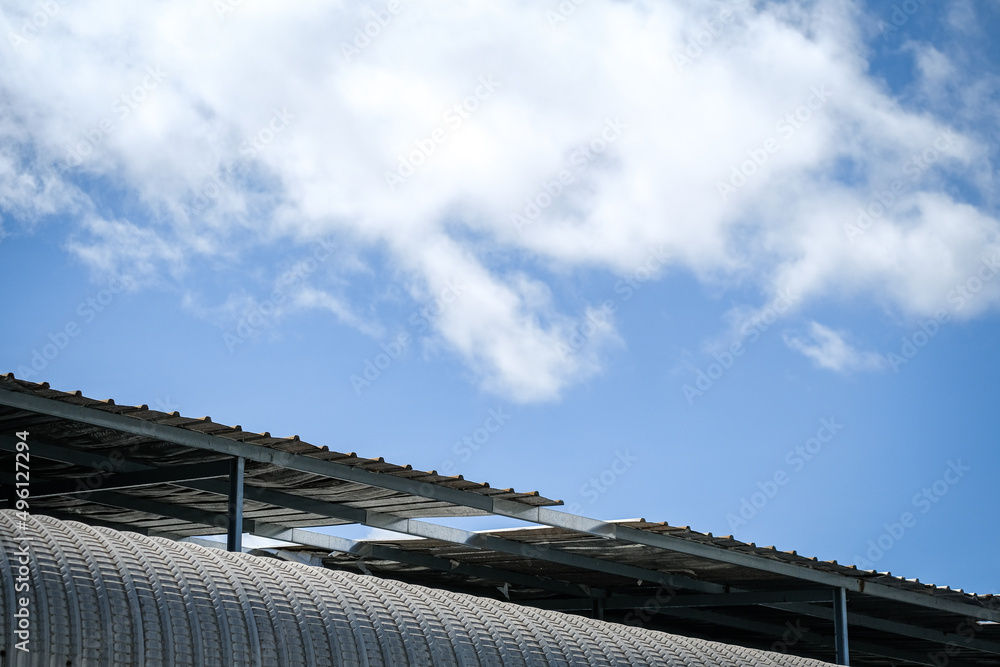 roof of the house