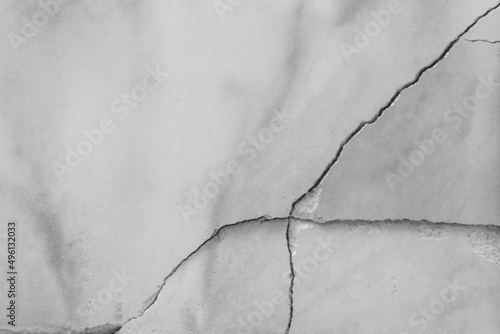 Wallpaper Mural Broken cracked damaged stone tile wall surface in need of repair old texture background Torontodigital.ca