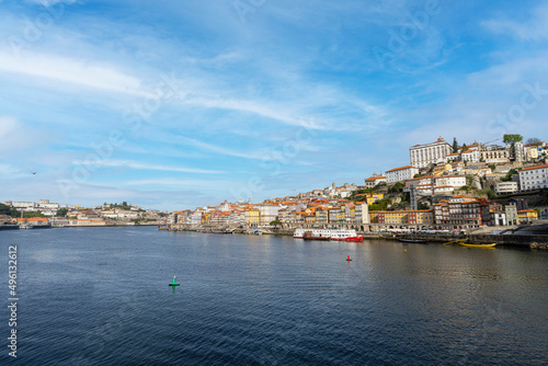 panoramic view over the Douro river in Porto  Portugal