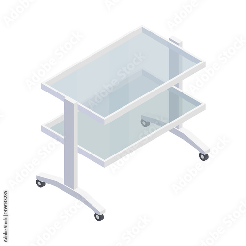 Medical Rack Table Composition