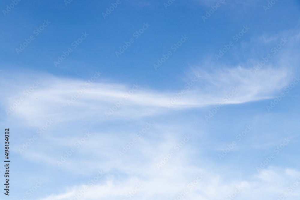 Clear blue color sky with white cloud background Clear blue color sky with white cloud background