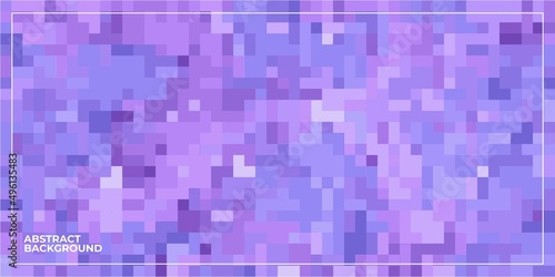 purple abstract geometric pixel square tiled mosaic background