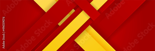 Modern abstract red orange yellow banner background design. Vector abstract graphic design banner pattern background template illustration.