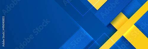 Blue and yellow orange background with stripes. Vector abstract background texture design, bright poster. Abstract background modern hipster futuristic graphic. Multi-layer effect with texture.