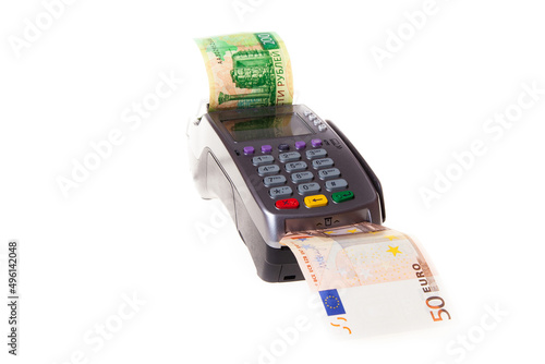 Cashless POS-terminal for payments