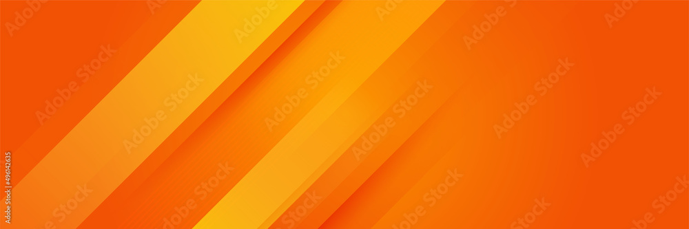 Modern orange yellow geometric abstract banner background design. Suit for business, corporate, institution, party, festive, seminar, and talks. Modern orange yellow geometric abstract banner background design. Suit for business, corporate, institution, party, festive, seminar, and talks.