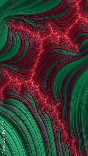 Fractal Graphical Abstract Painting Art Background Texture,Colorful Geometrical Artwork Poster,Modern Conceptual Print,3D Rendering,Illustration