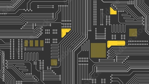 Circuit board tech electronics background