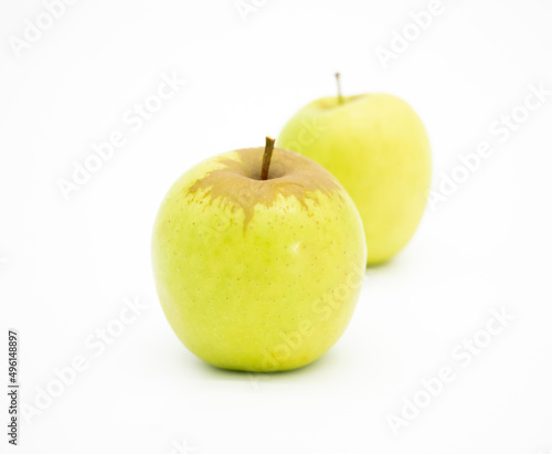apple isolated on white background, selective focus