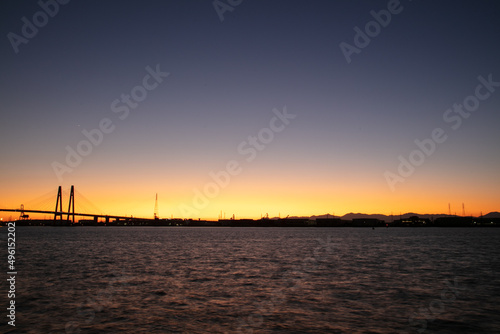 名古屋港の夕焼け © junpei