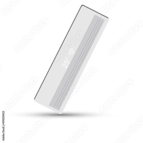 Air conditioning unit on a white background