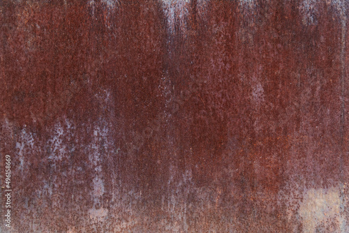 Close up of rusted metal texture