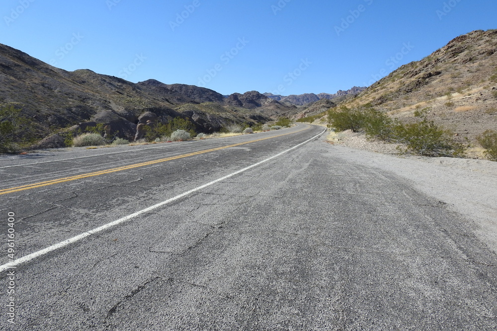 The beautiful desert scenery along State Route 165, Clark County, Searchlight, Nevada. The beautiful desert scenery along State Route 165, Clark County, Searchlight, Nevada.