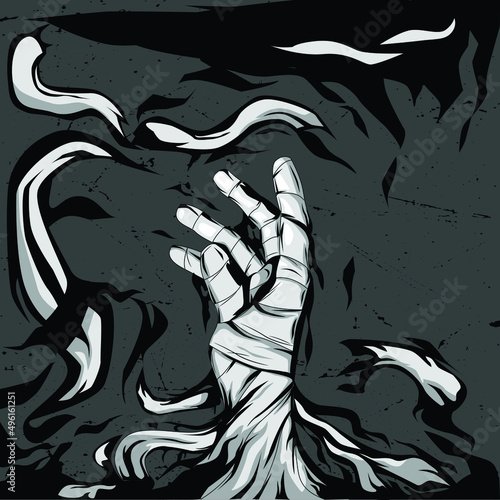 mummy hand